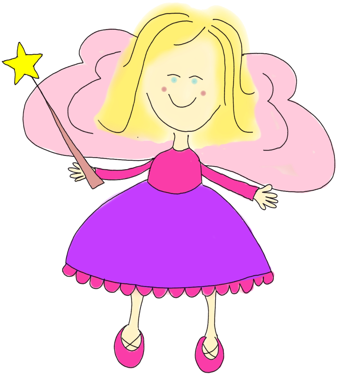 Fee Fanny mit Zauberstab